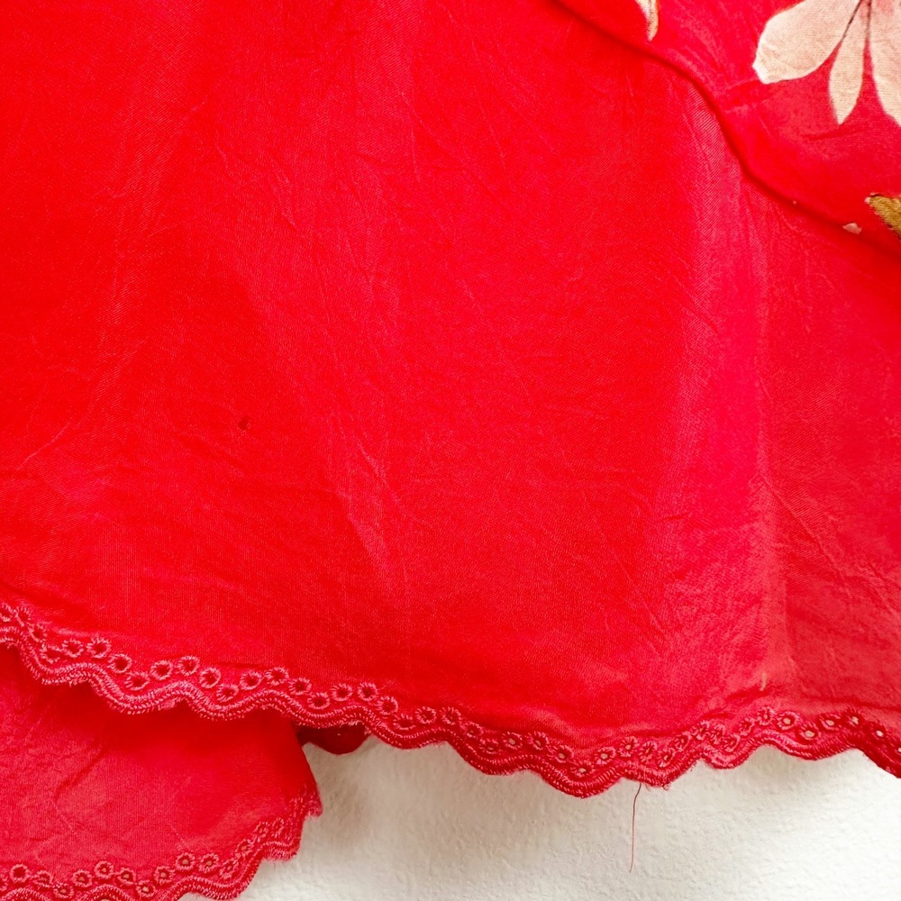 Johnny Was Red Floral Sleeveless Dress 
Size XL - Picture 9 of 9